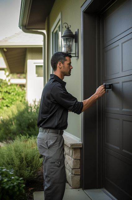 Garage door keypad options